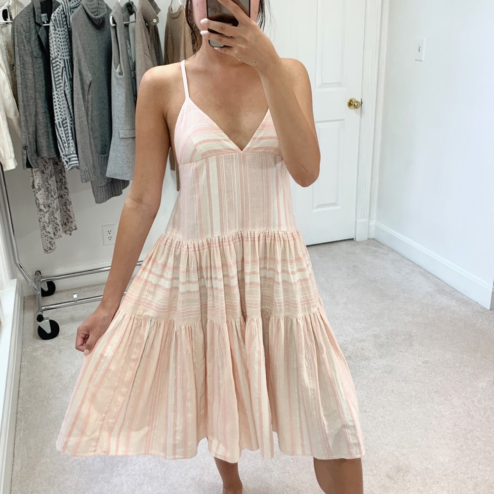 Mara Hoffman Swim | Pink Midi Organic Cotton Dress